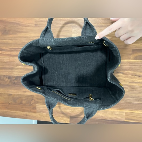 Prada Canapa Denim Tote Bag - Picture 10 of 16